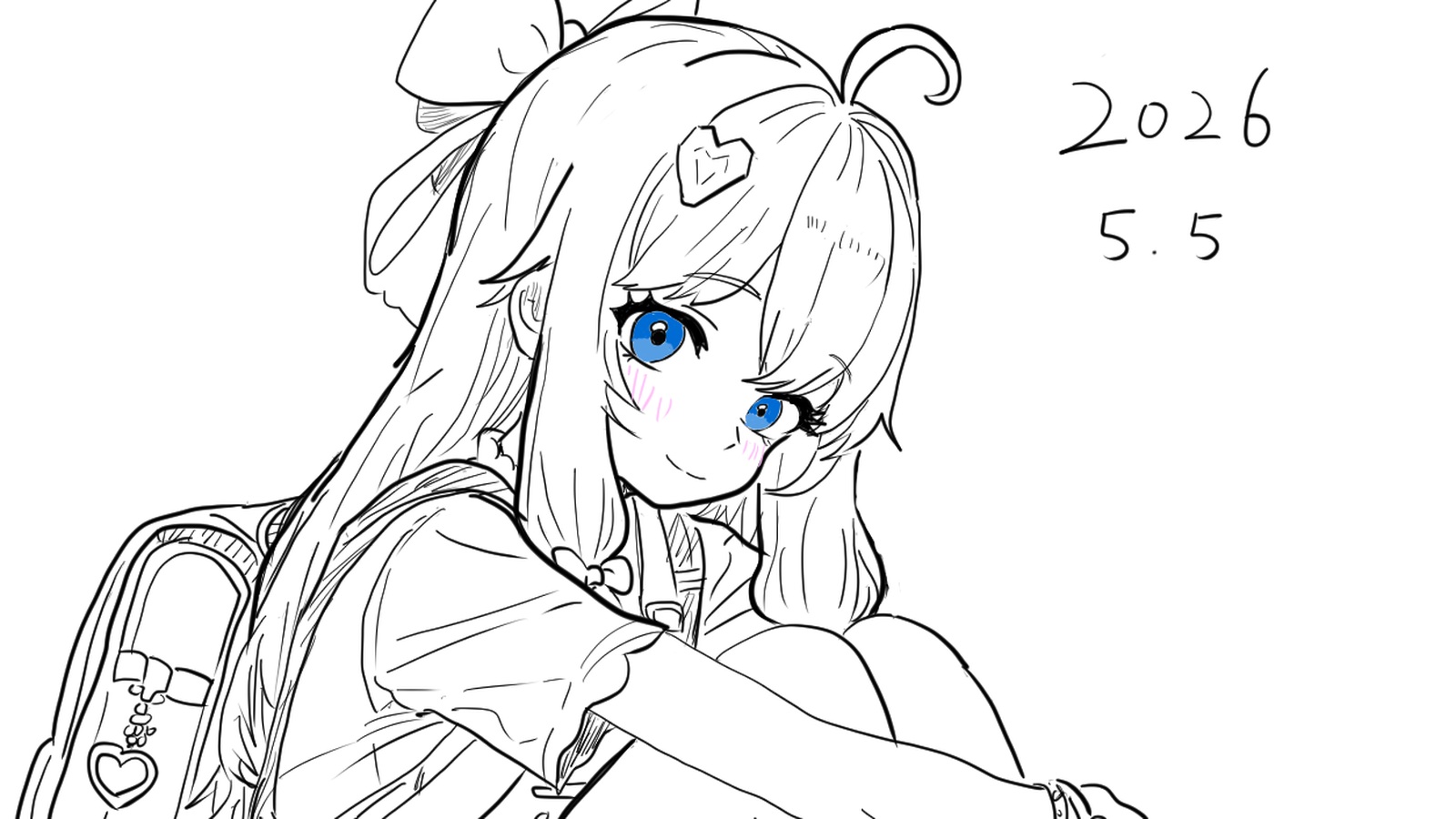 嘉然角色插画