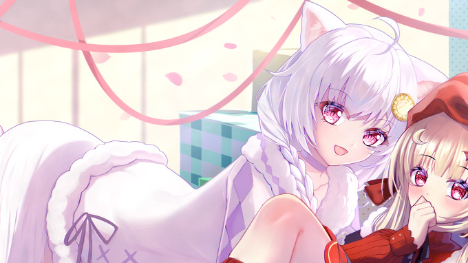 雪狐桑角色插画