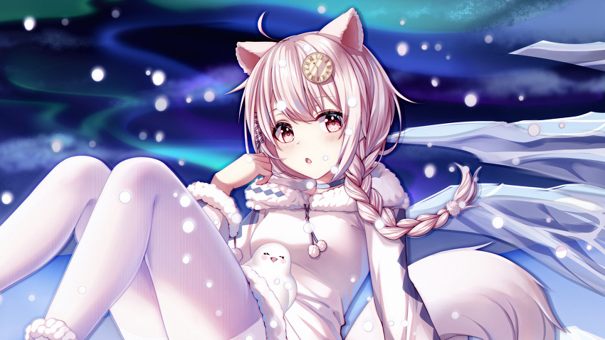 雪狐桑角色插画
